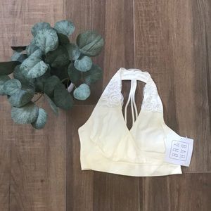 NWT BRABAR T-Strap Lace Halter Bra